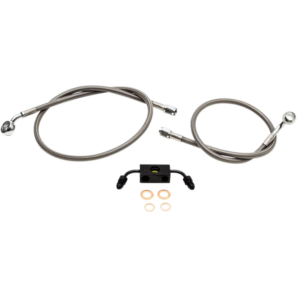 12-17 for Harley Street Bob FXDB Brake Lines 15