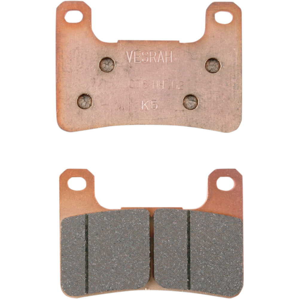 08-16 for Kawasaki Ninja ZX-10R VESRAH JL Sintered Metal Brake Pads VD-355/RJL