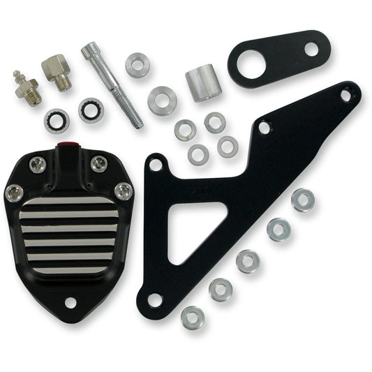 1974-1977 for Harley Sportster 1000 XLCH Front Caliper 74-77 FX Classic Black