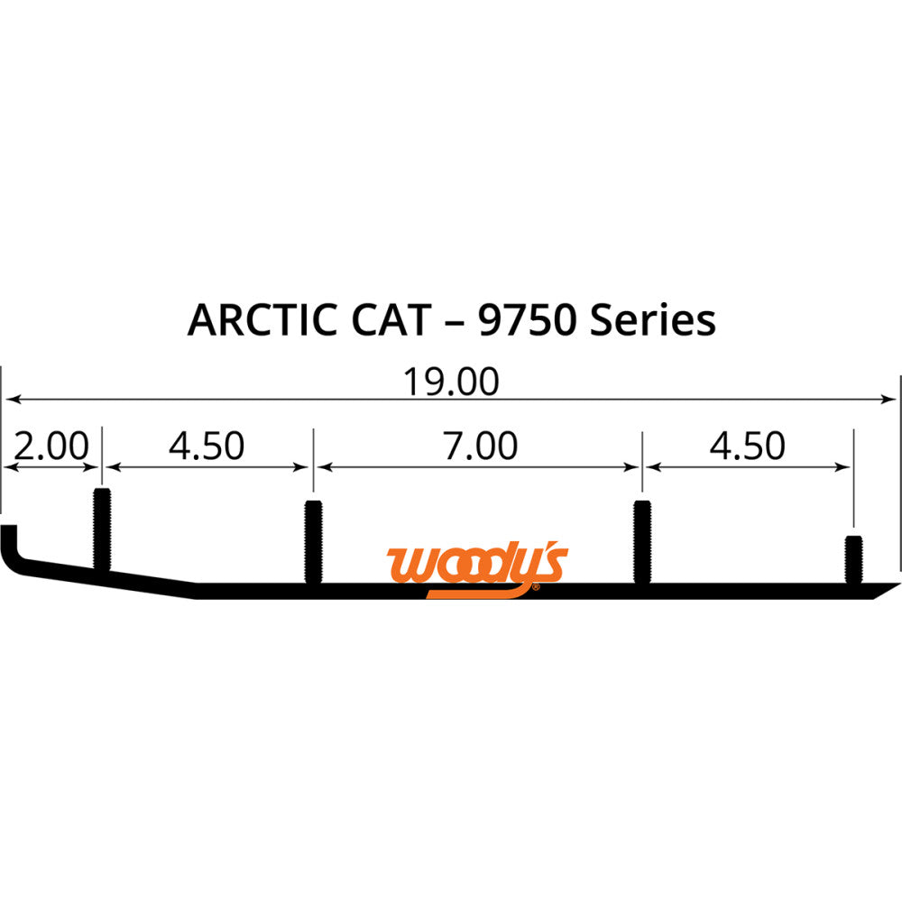 97-05 for Arctic Cat Pantera WOODY'S Trail Blazer IV Flat-Top 6