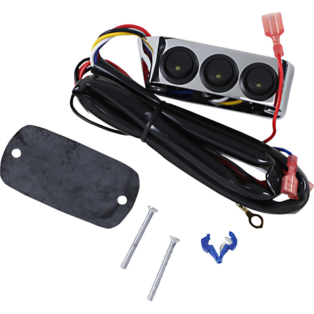 02-18 for Honda VTX1300S SHOW CHROME Switch Block Assembly Clutch Side