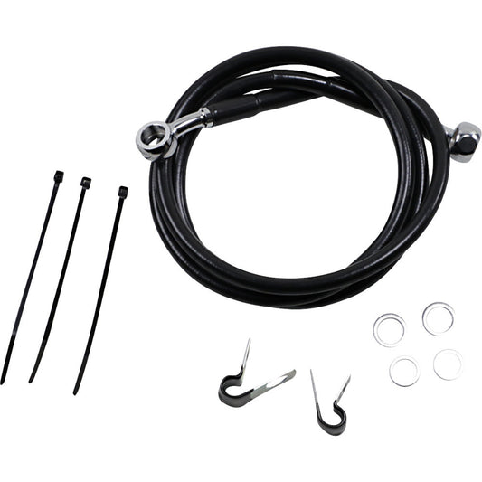 00-07 for Harley FXST Drag Specialties Extended Front Brake Line +2