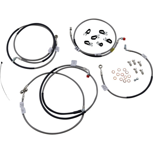 2015-2020 for Yamaha YZF-R1 M GALFER Brake Line Stainless Steel FK003D811-6