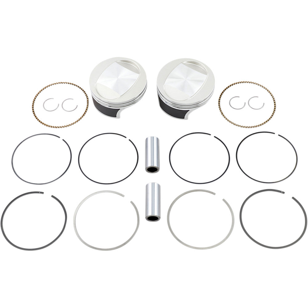 07-'13 for Harley FLHRC Tracker Piston Kit 96 To 103 4.375