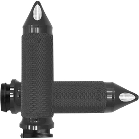 2017-2020 for Road King Special FLHRXS Grips Memory Foam Medium Spike TBW Black