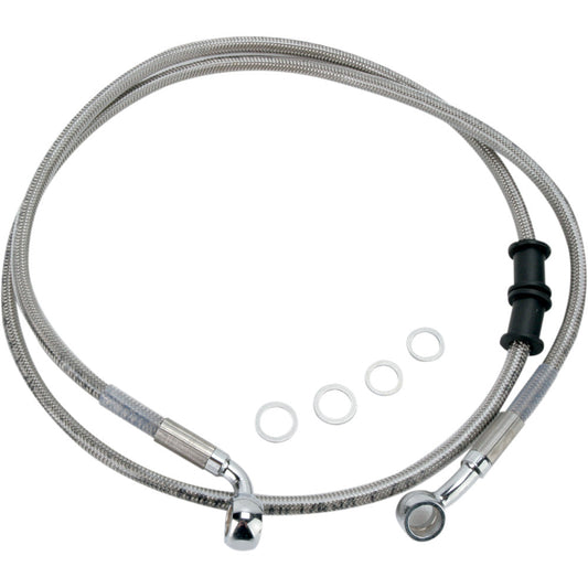 2008-2010 for Harley Softail Custom FXSTC Brake Line Stainless Steel Front