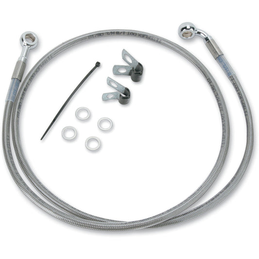 00-07 for Harley FXST Drag Specialties Extended Front Brake Line +6