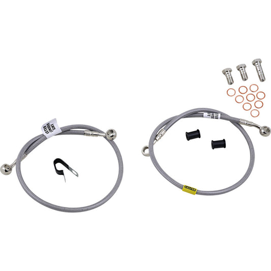 06-07 for Kawasaki Ninja ZX-10R GALFER Brake Line Stainless Steel FK003D495-2