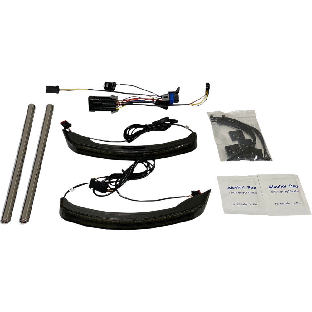 2015-2022 for Indian Roadmaster CUSTOM DYNAMICS Saddlebag Lights Smoke