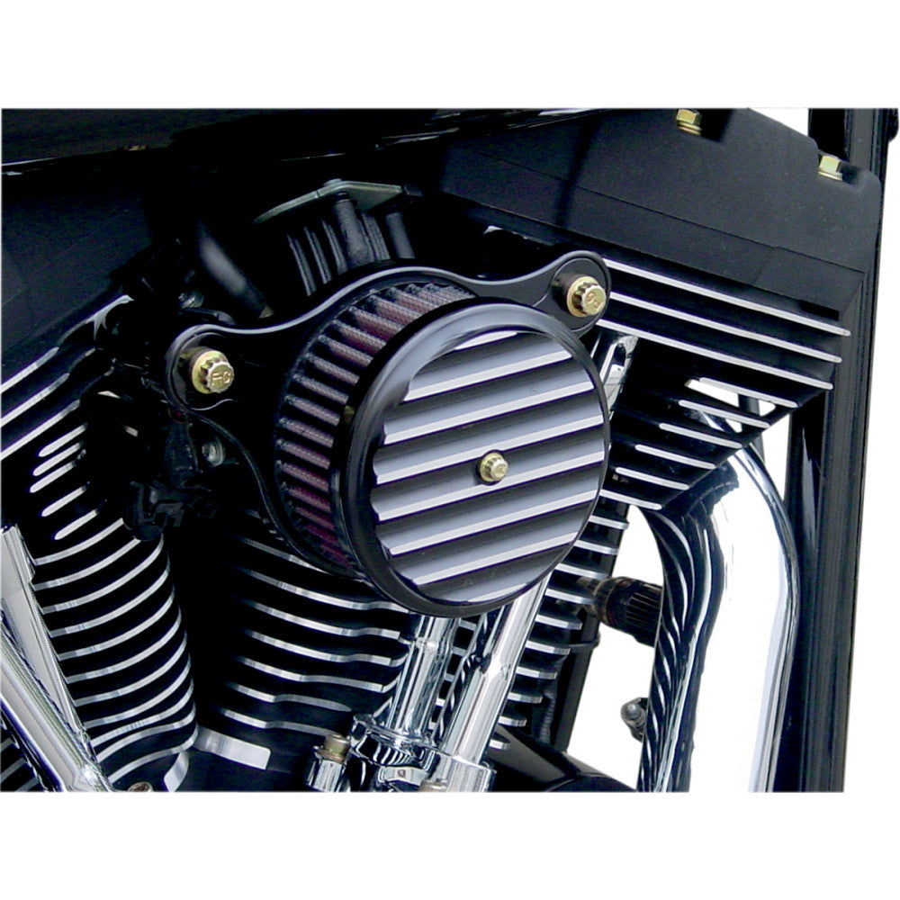 2009-2020 for Harley Iron 883 XLN JOKER MACHINE Fin Air Cleaner Black XL 10-202B