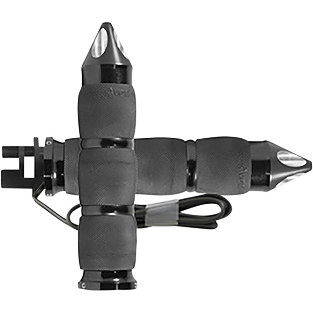 2014-2017 for Indian Chieftain AVON GRIPS Grips Heated Air Cushion Spike Black