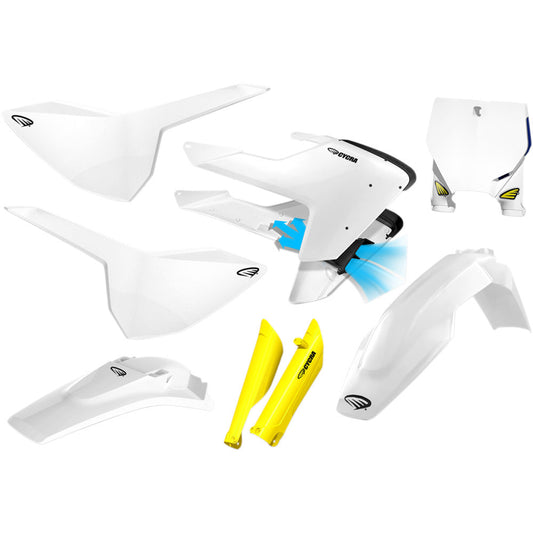 2016-2018 for Husqvarna FX 350 CYCRA Body Kit Powerflow OEM White/Yellow