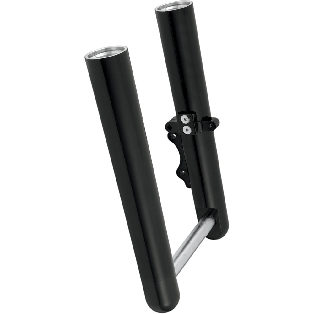 00-03 for Harley FLHTCI Hot Legs Fork Dual Disc Smooth Black '00-'07 FLT 06-504