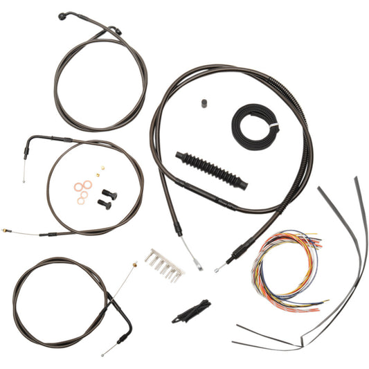 00-06 for Harley Deuce FXSTD Cable Kit 18" 20" Ape hangers LA-8100KT2-19M