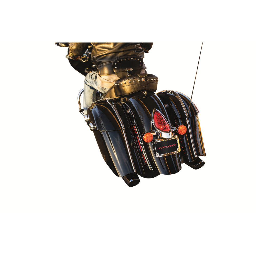 2014-2021 for Indian Chief Vintage KURYAKYN Taillight Top Trim Chrome 7697