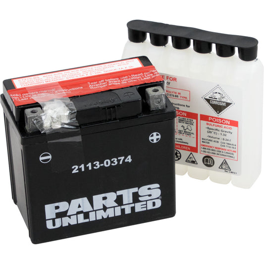 2003-2015 for Yamaha WR 250 F PARTS UNLIMITED AGM Battery YTZ7S-BS