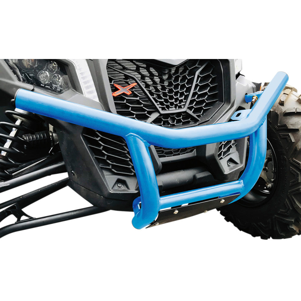 2017-2018 for Can-Am Maverick X3 Turbo R X RS Front Bumper Blue Maverick