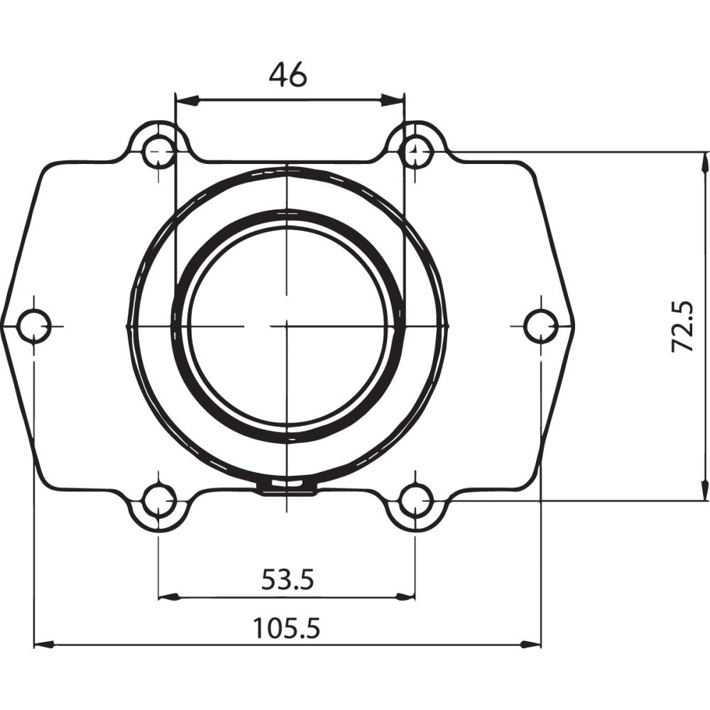 2004-2006 for Arctic Cat F7 Firecat KIMPEX Carburetor Flange Arctic Cat 104551