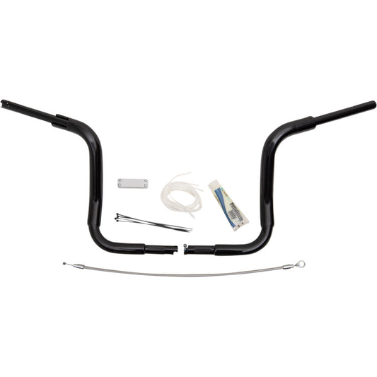 2009-2013 for Harley Tri Glide FLHTCUTG Handlebar Kit Rounded Top 12" Black H11