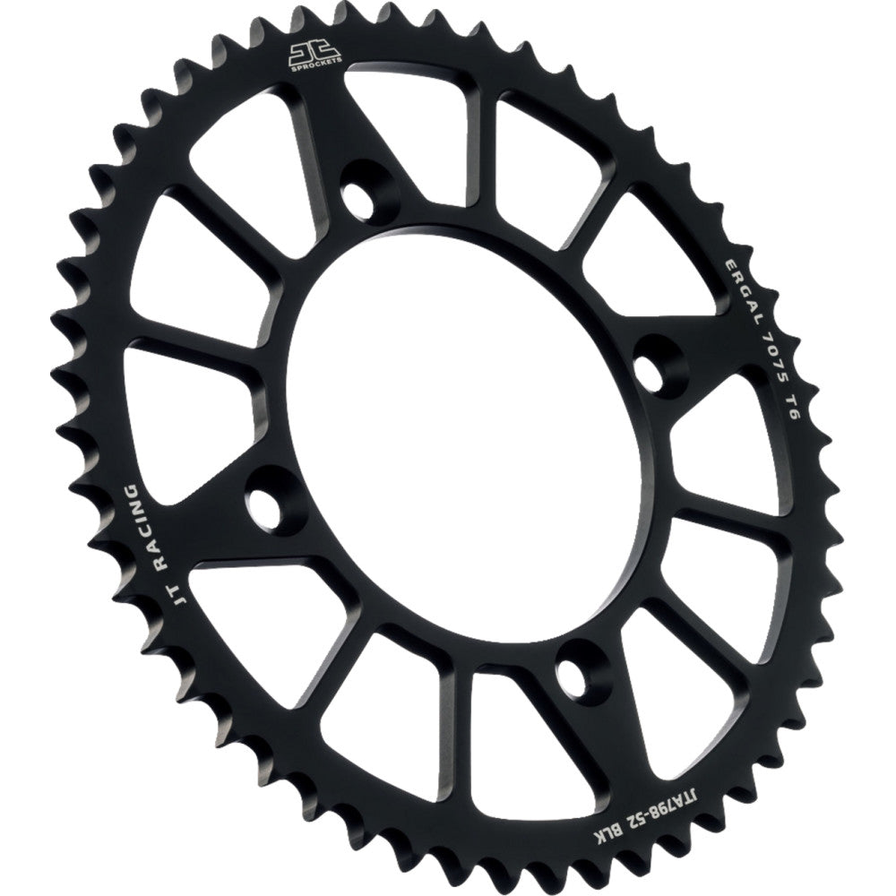 82-'01 for Suzuki RM80 JT Rear Racelite Sprocket Alum 52T-428 Blk Suz/Yam