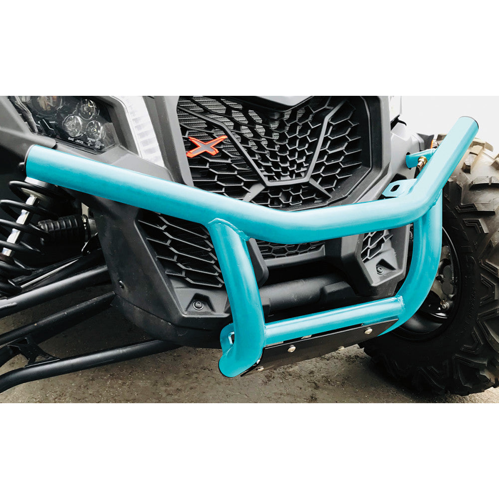 2017-2018 for Can-Am Maverick X3 Turbo R X RS Front Bumper Blue Maverick