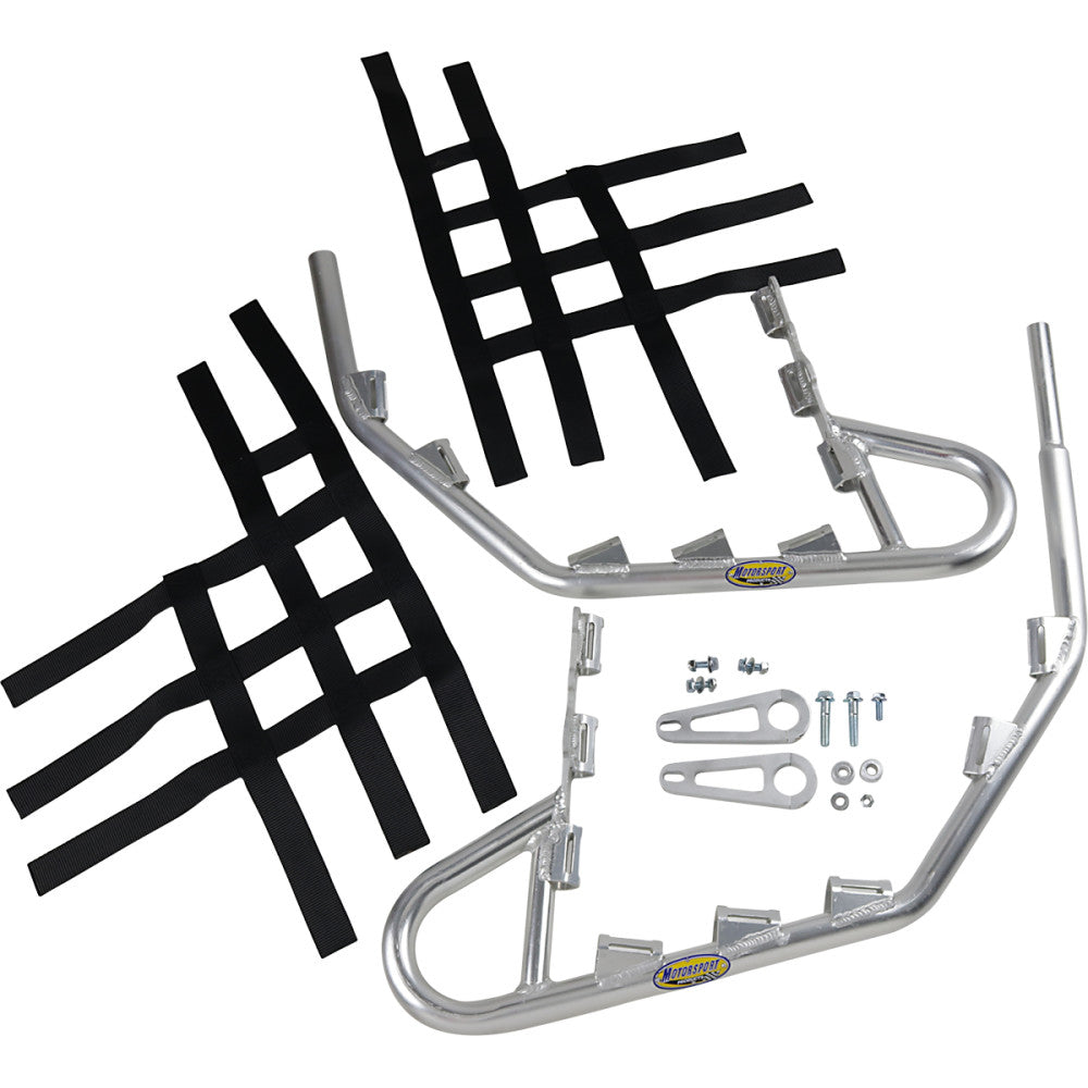 2009-2020 for Yamaha YFZ 450R 4x2 MOTORSPORT PRODUCTS Nerf Bars YZF 450 Silver