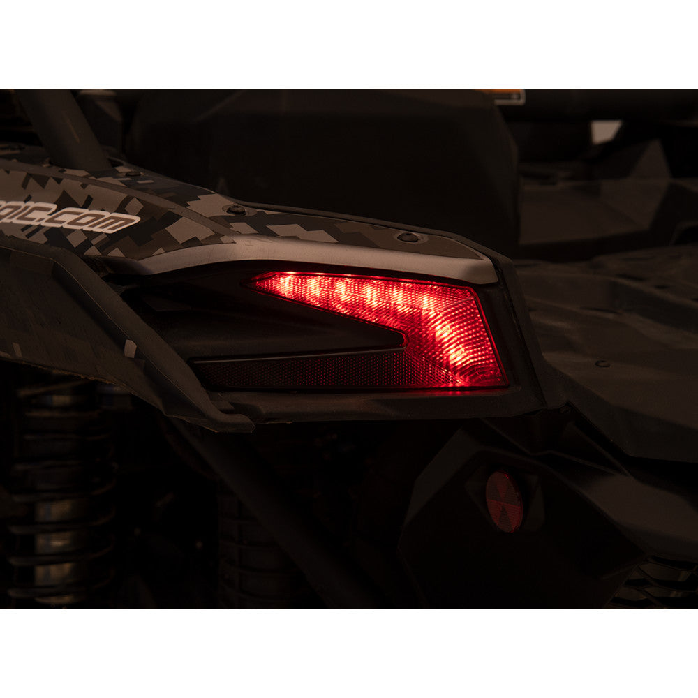 2017-2019 for Can-Am Maverick X3 Max Turbo R MOOSE UTILITY LED Tail Lights X3 Bl