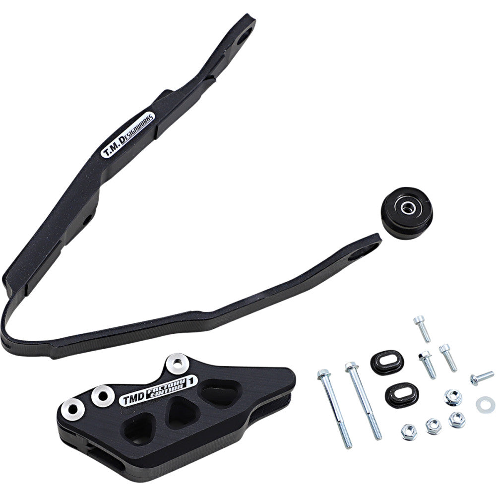 2005-2007 for Honda CRF450X T.M. DESIGNWORKS Chain Guide/Slider Black HCP-H04-BK