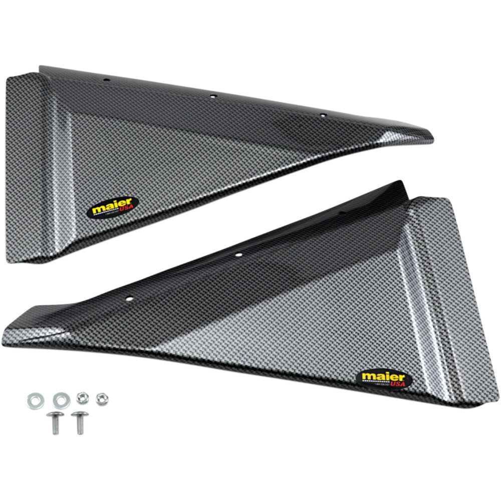 2016-2020 for Yamaha YXZ 1000R MAIER Rear Fender Trim Black Carbon Fiber-Look