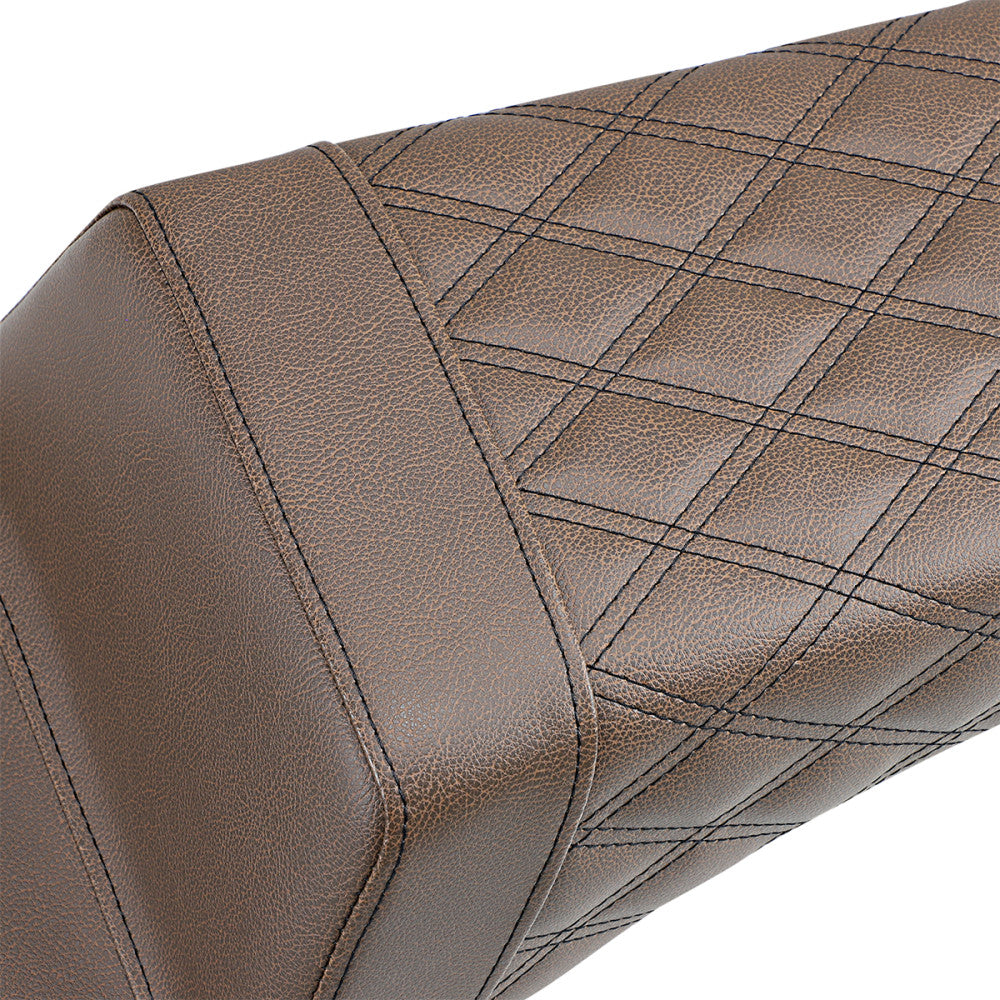 2020 for Indian Challenger Limited Step Up Seat Passenger Lattice Stitched Brown