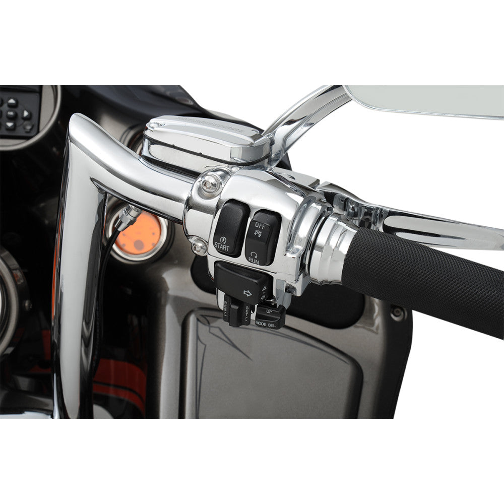 2009-2013 for Harley Tri Glide Ultra Classic F Switch Housing Cruise Chrome