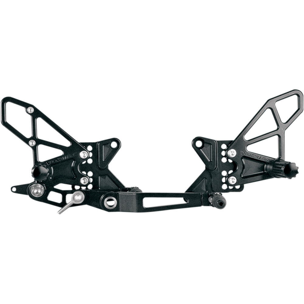2009-2014 for Yamaha YZF-R1 VORTEX V2 Rearset Black R1 RS681K