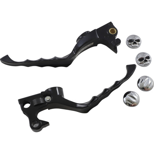 2007-2012 for Harley 1200 Nightster XLN KURYAKYN Lever Zombie Black 1092