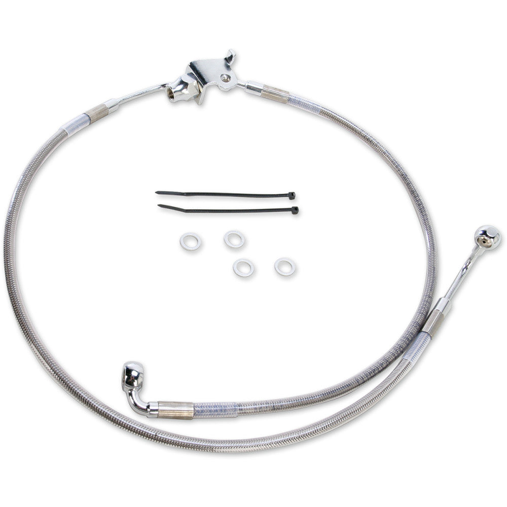 2008 for Harley Street Glide EFI FLHX DRAG SPECIALTIES Brake Line Rear