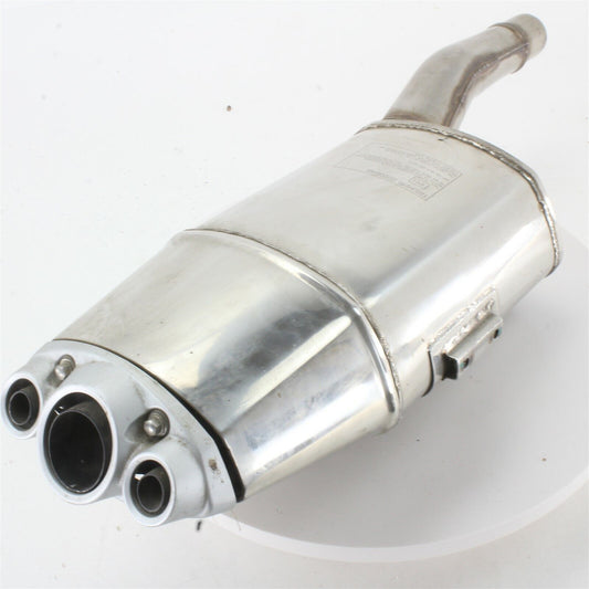 06-10 Triumph Daytona 675 OEM Exhaust Pipe Muffler Can Slip on Silencer T2203851