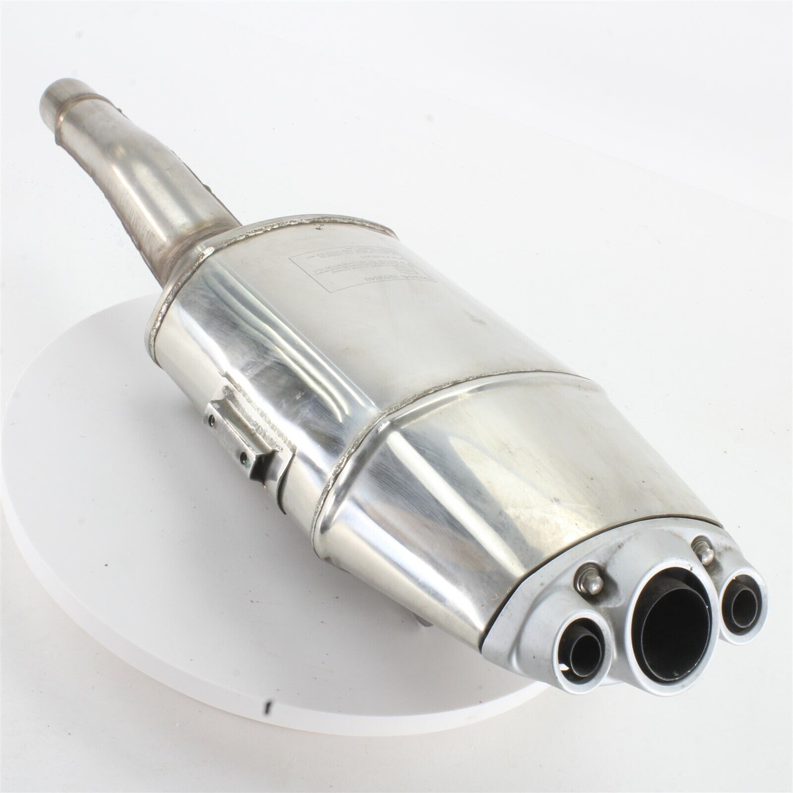 06-10 Triumph Daytona 675 OEM Exhaust Pipe Muffler Can Slip on Silencer T2203851