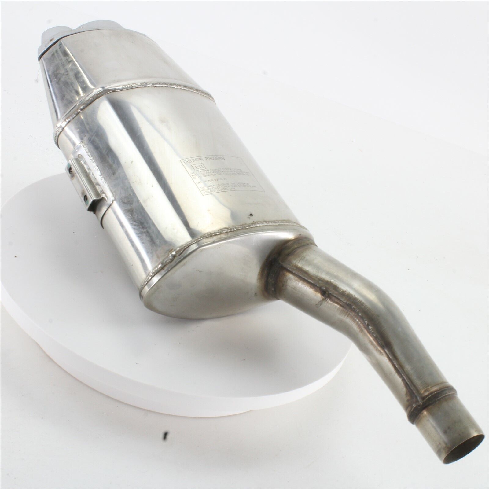 06-10 Triumph Daytona 675 OEM Exhaust Pipe Muffler Can Slip on Silencer T2203851