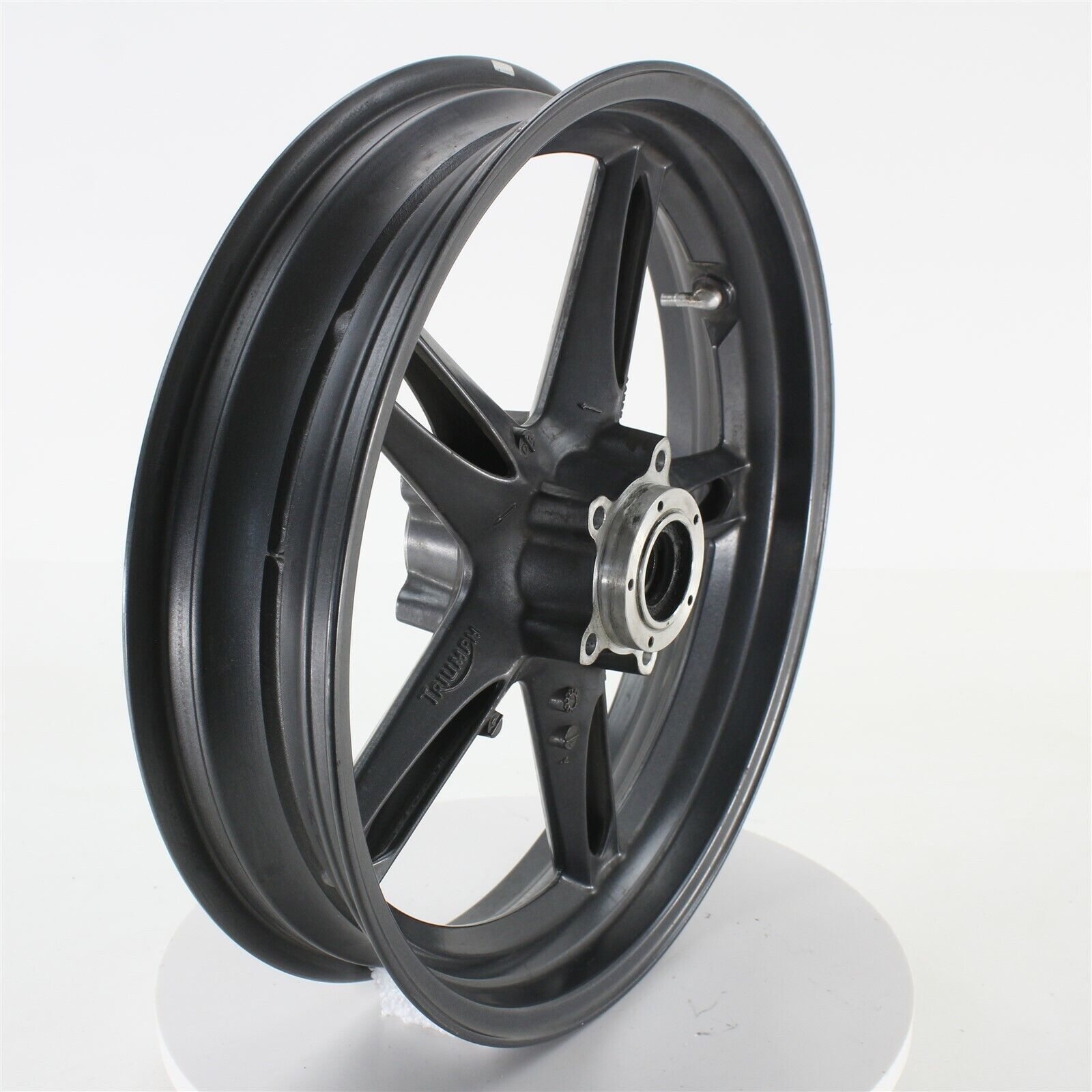 05-12 Triumph Sprint ST Speed Triple 1050 Front Rim Wheel T2000074 Bent