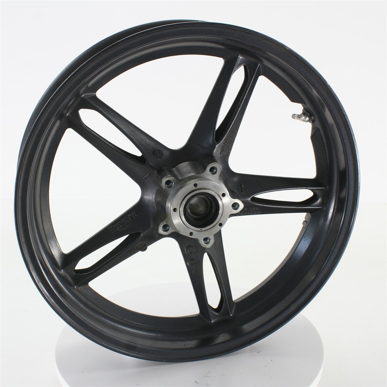 05-12 Triumph Sprint ST Speed Triple 1050 Front Rim Wheel T2000074 Bent