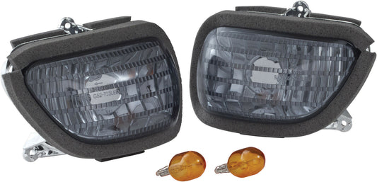 01-17 for Honda GL1800 Gold Wing Front Turn Signal 01-19 GL 1800/13-16 F6B Smoke