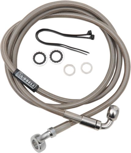 2008-2016 for Harley Street Bob FXDB RUSSELL Brake Hose 50" 90 7/16" R08979