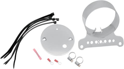 1997-2003 for Harley 883 Hugger XLH DRAG SPECIALTIES Single Gauge Bracket Chrome