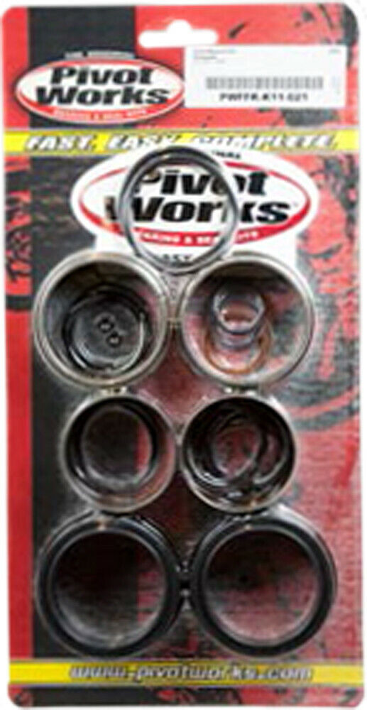 2009-2012 for Kawasaki KX 450 F PIVOT WORKS Fork Seal/Bushing Kit PWFFK-K11-021