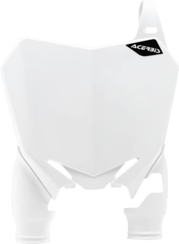 2008-2017 for Suzuki RM-Z 450 ACERBIS Raptor Number Plate White 2527390002
