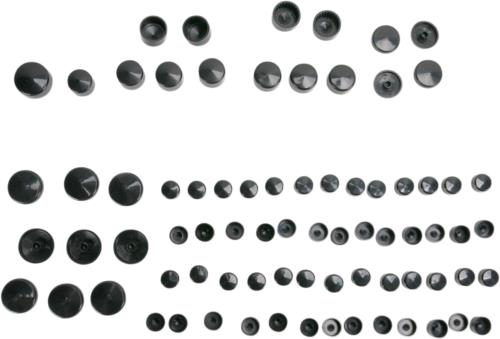 2009-2021 for Harley Iron 883 XLN DRAG SPECIALTIES Bolt Covers Black