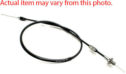 07 for Suzuki RM-Z250 MOTION PRO Black Vinyl Throttle Push-Pull Cable Set