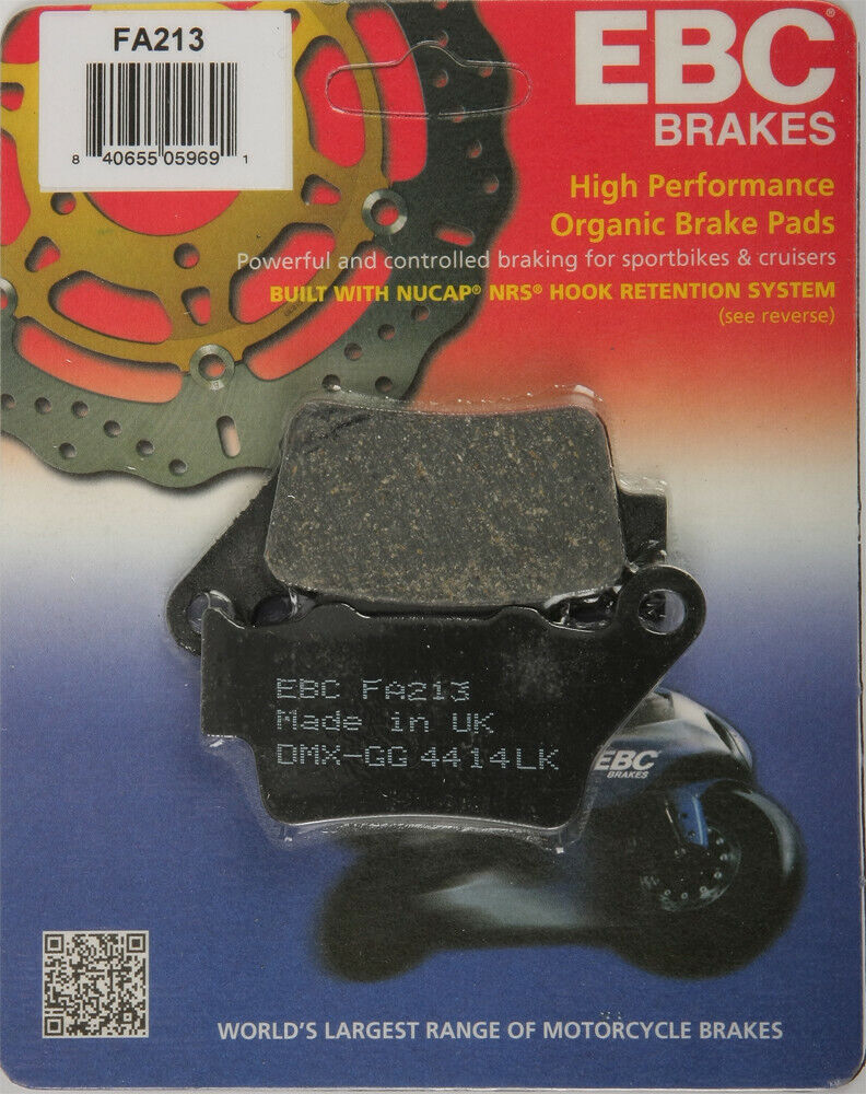 01-'12 for BMW F650GS EBC Brake Pads 15-213
