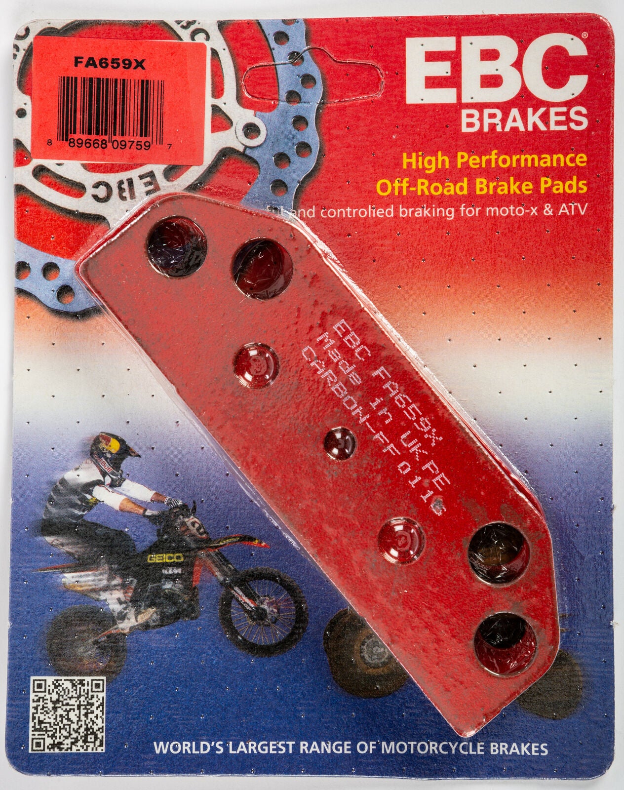 06-'12 for Polaris Ranger 500 4X4 EFI EBC Brake Pads