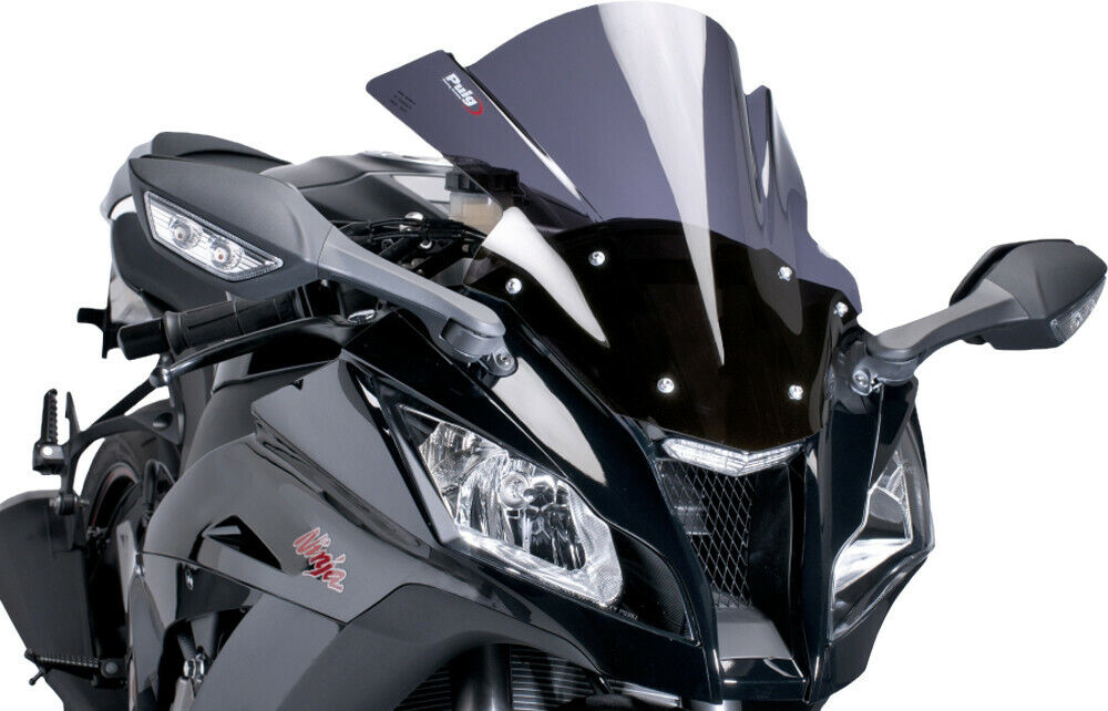 03-'08 for Suzuki SV650S PUIG Windscreen Racing Smoke