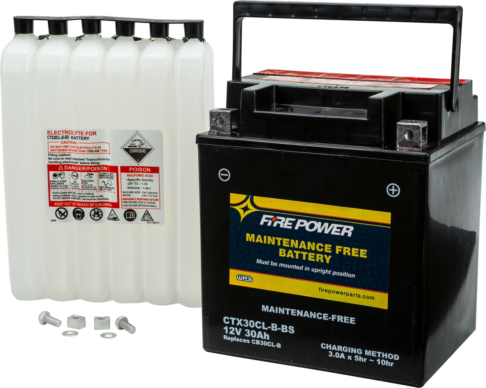 05-'15 for Sea-Doo VX Deluxe 1100 Battery Ctx30Cl-B-Bs Maintenance Free